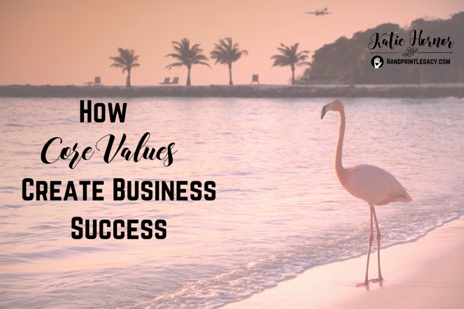 core values why are core values so important Flamingo on a pink beach
